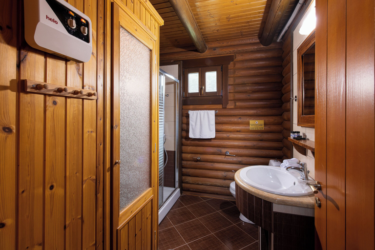 Bathroom 3, Natura Chalets, Central Greece
