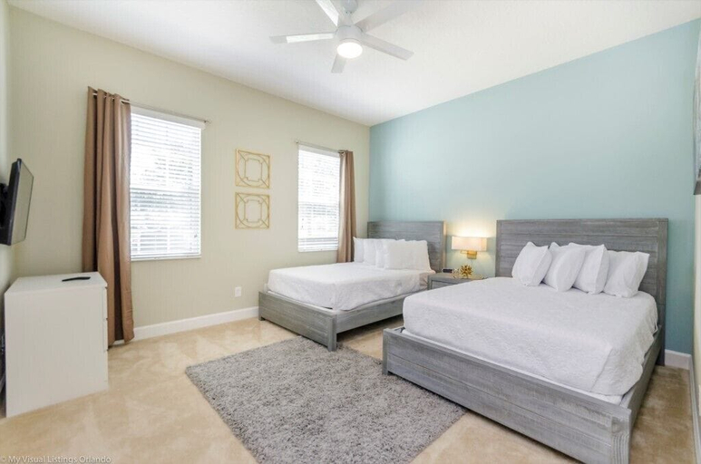 Bedroom 2, 7786ll 5 Bedroom Villa by RedAwning, Osceola