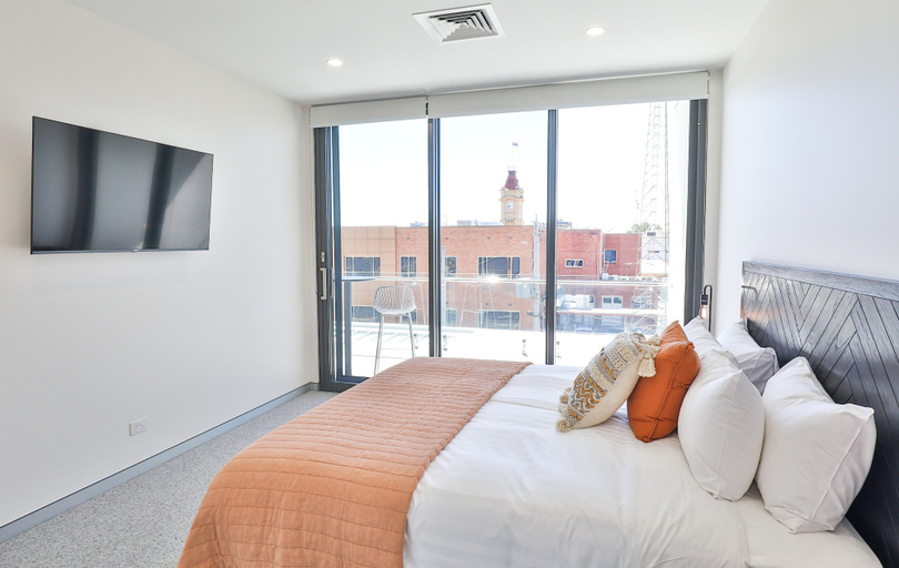 Bedroom 3, Indulge Apartments City View Penthouses, Mildura - Pt A