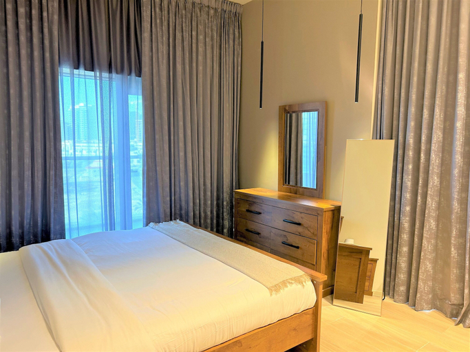 Bedroom 2, Stunning Stay Park View JVC -1bed With Balcony, Dubai
