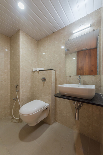 Bathroom 4, Hotel Karuna Residency, Dakshina Kannada