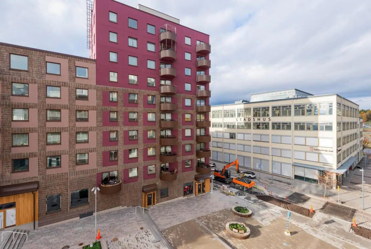 Exterior 3, Luxury Business Studio Apartment - Garden View, Sundbyberg