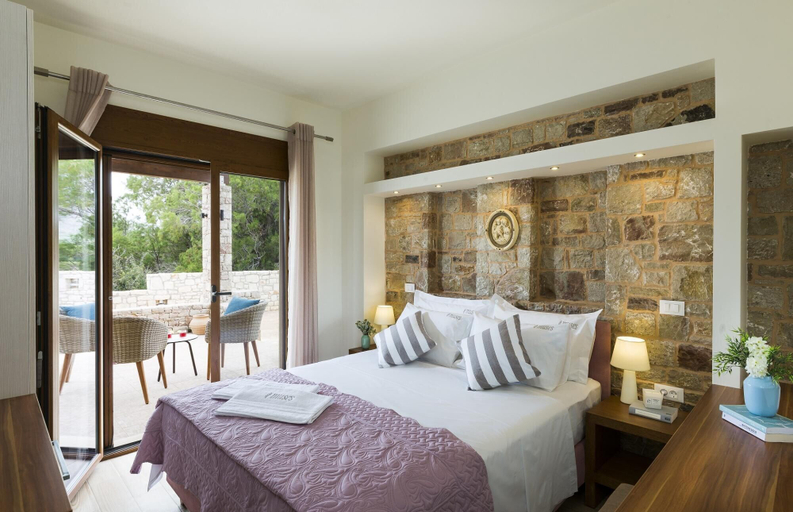 Bedroom, Muses Beach Villas - Erato, Crete