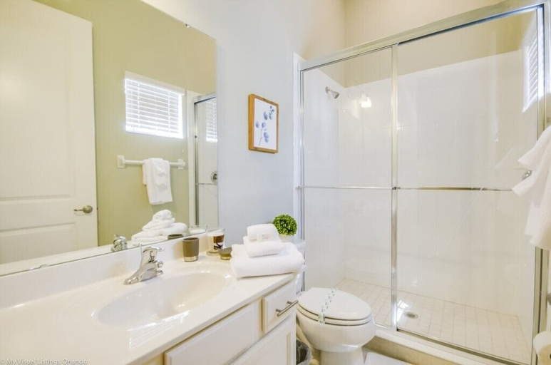 Bathroom 3, 7786ll 5 Bedroom Villa by RedAwning, Osceola