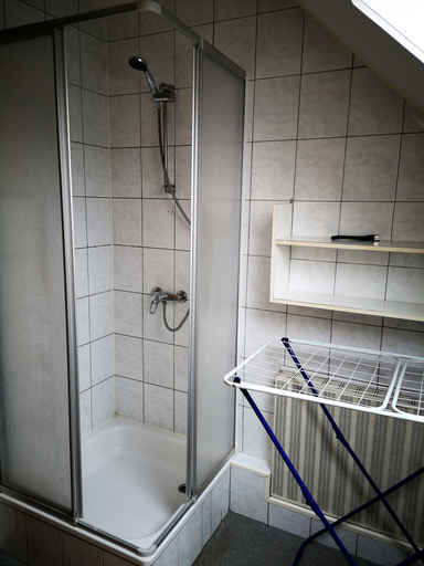 Bathroom, Monteurzimmer Hauptstrasse, Main-Kinzig-Kreis