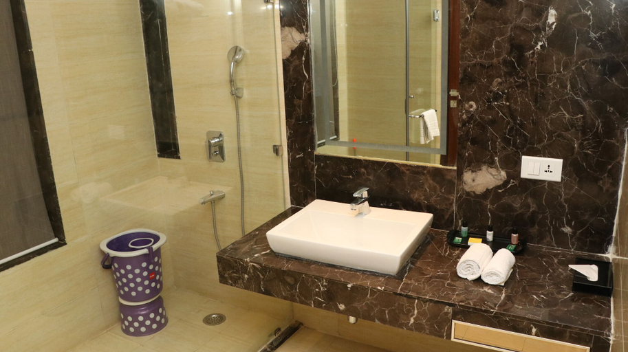 Bathroom 5, Hotel Lakhdatar, Sikar