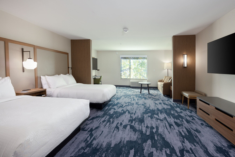 Bedroom 2, Fairfield Inn & Suites by Marriott Canton Riverstone Parkway, Cherokee