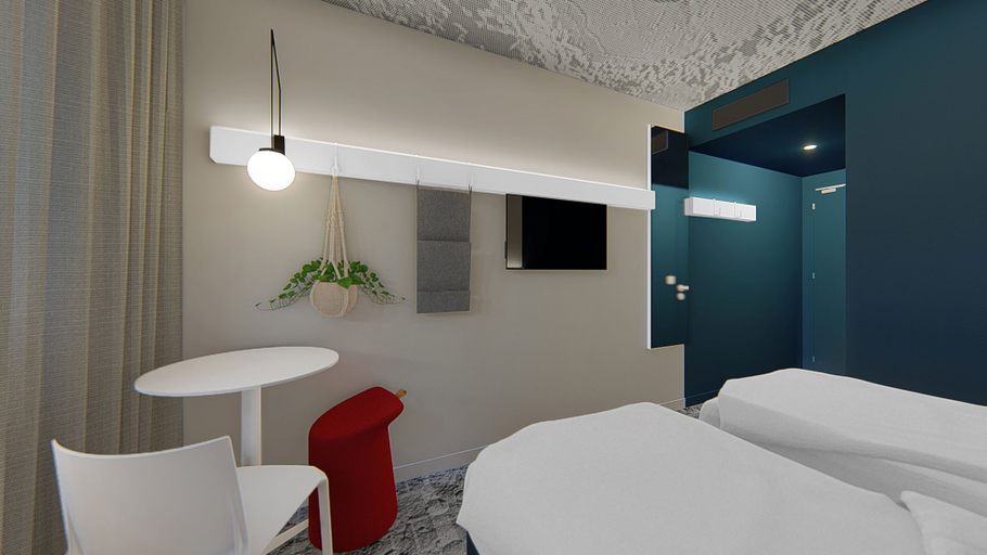 Bedroom 5, Ibis Nantes Nord Treillières, Loire-Atlantique
