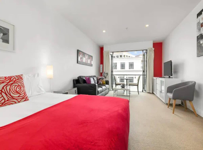 Bedroom 2, Stunning Spacious Studio In Viaduct Basin, Waitakere