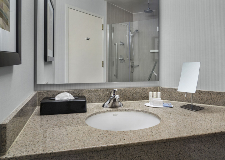 Bathroom 3, Courtyard by Marriott Charlotte City Center, Mecklenburg