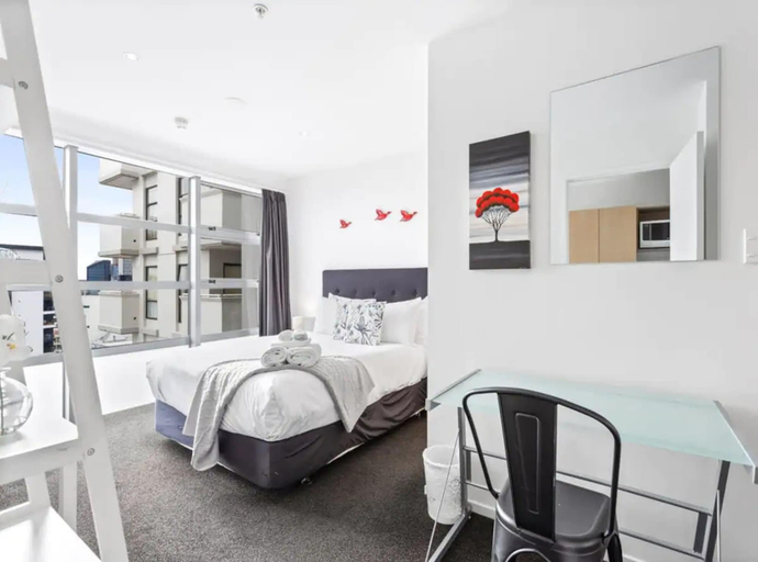 Bedroom 2, Central City 1Br Apartment, Waitakere