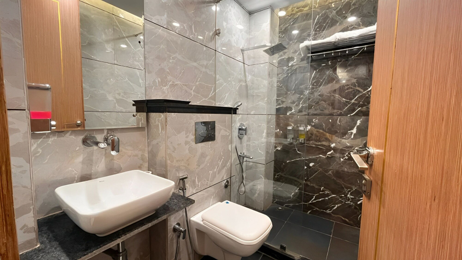 Bathroom 4, Hotel Keshav Residency - Medicity Gurugram, near Medanta Hospital, Gurgaon
