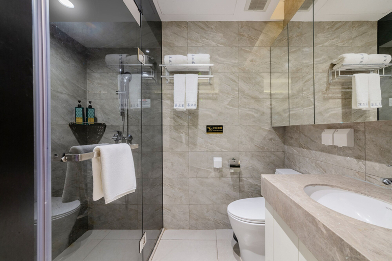Bedroom 4, Xizhengjia Apartment Hotel (Guangzhou Financial City Keyun Road subway station store), Guangzhou
