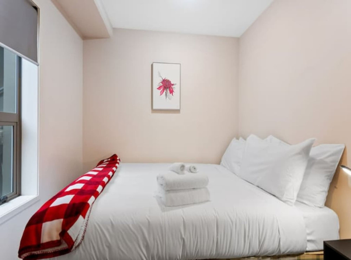 Bedroom 3, Uptown Two Bedroom Apartment With The Essentials, Waitakere