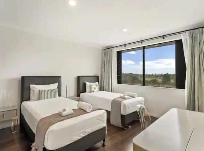 Bedroom 3, North Shore Mansion With 20M Pool, Waitakere