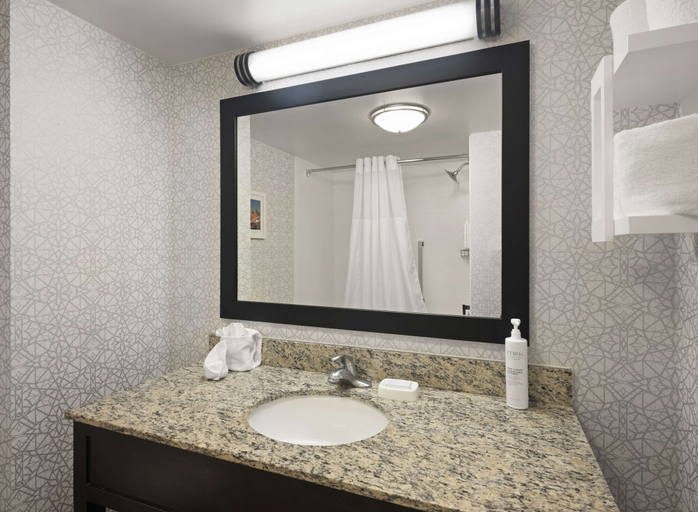Bathroom 5, Hampton Inn & Suites Arundel Mills/Baltimore, Anne Arundel
