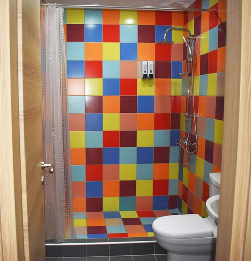 Bathroom 3, Pirgos Colorful Studio, Sleeps 2, Parking Wifi Ac, Crete