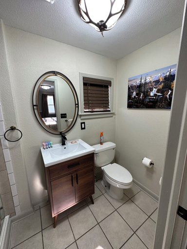 Bathroom 3, Caribou Crossing Motel, Jackson