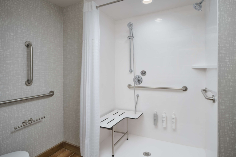 Bathroom 4, Hampton Inn Towson Downtown, Baltimore