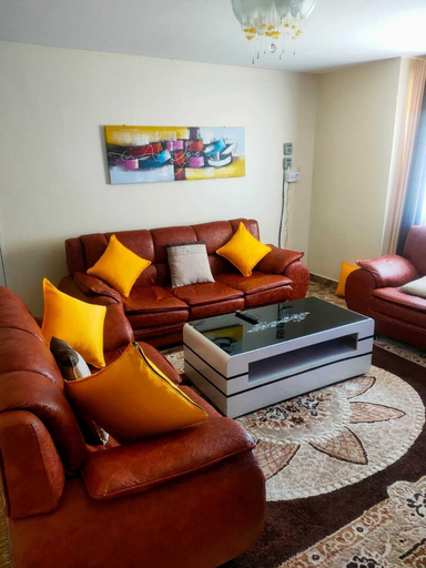 Living area 2, Inviting 3-bed Apartment in Nairobi, Embakasi East