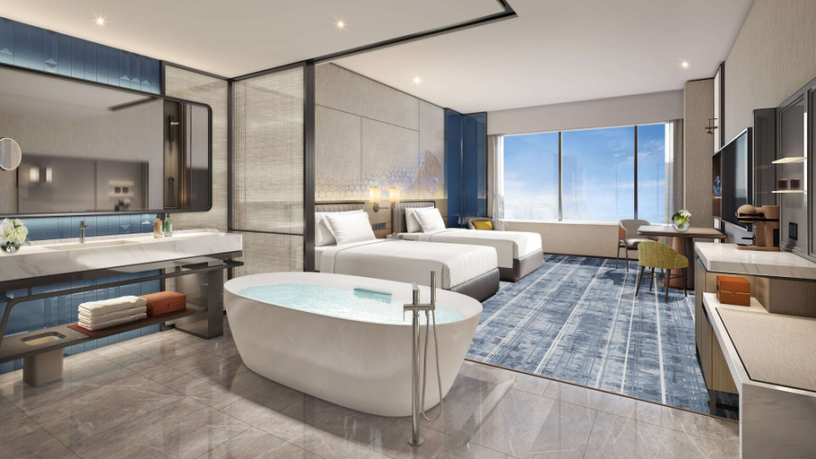 Bathroom 3, Hilton Wenzhou City Center, Wenzhou