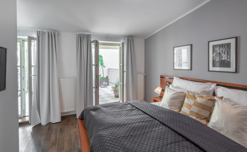 Bedroom 3, 4 Elements Apartments, Praha 7
