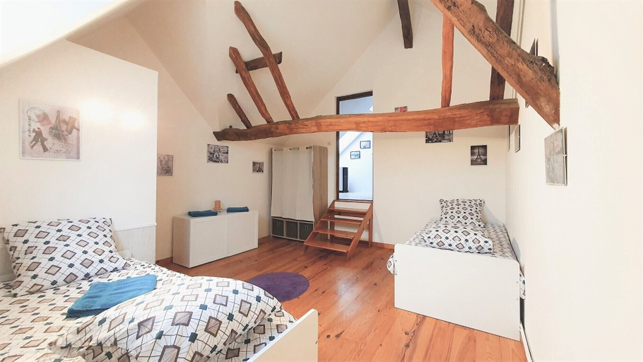 Bedroom 3, Cottage Atypique, Indre-et-Loire