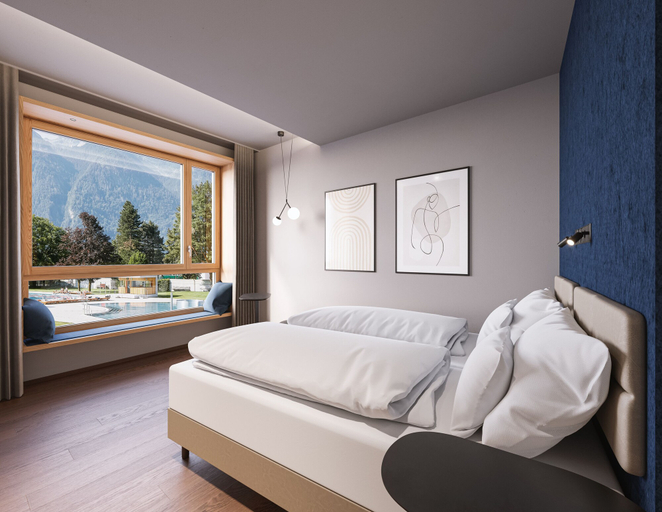 Bedroom 4, Val Blu Sport - Hotel - Spa, Bludenz