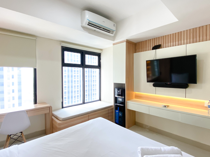 Bedroom 2, Cozy Studio Room Apartment at Pollux Chadstone By Travelio, Cikarang
