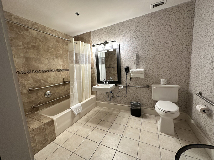 Bathroom 5, The Colonial Hotel, Worcester