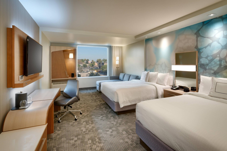 Bedroom 4, Courtyard by Marriott Los Angeles LAX/Hawthorne, Los Angeles