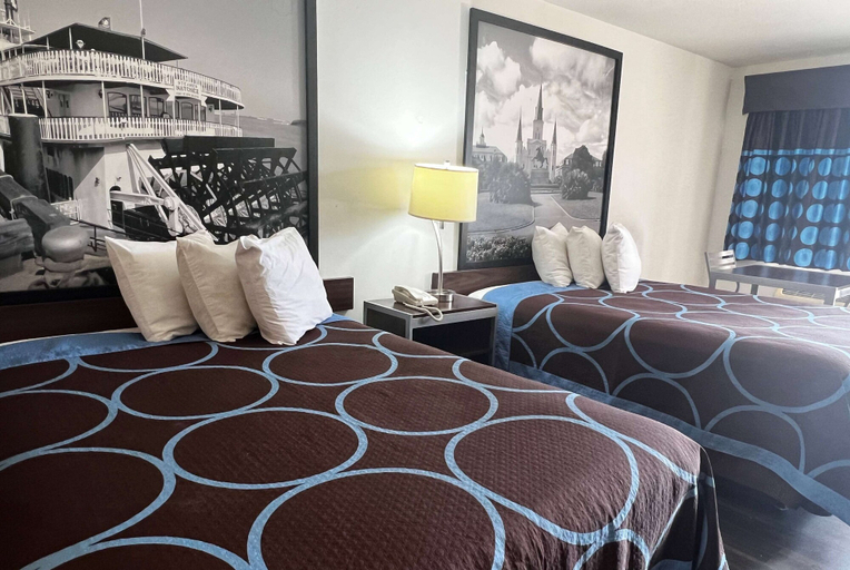 Bedroom 1, Super 8 by Wyndham Slidell, Saint Tammany