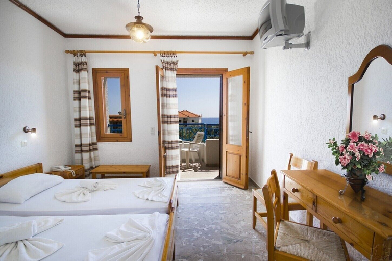 Bedroom 2, Votsalakia Hotel, North Aegean