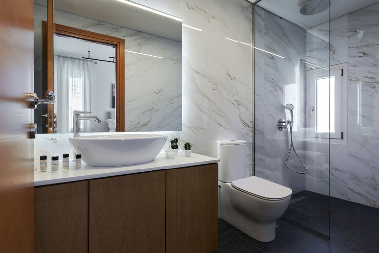 Bathroom 3, Rodo Seafront Villa with private pool, Crete