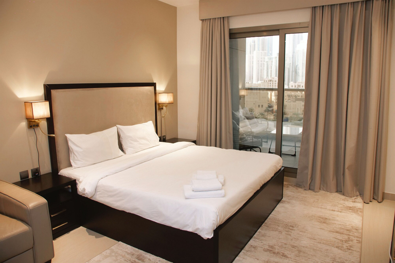 Bedroom 2, Clever Guest Elite Downtown studio, Dubai