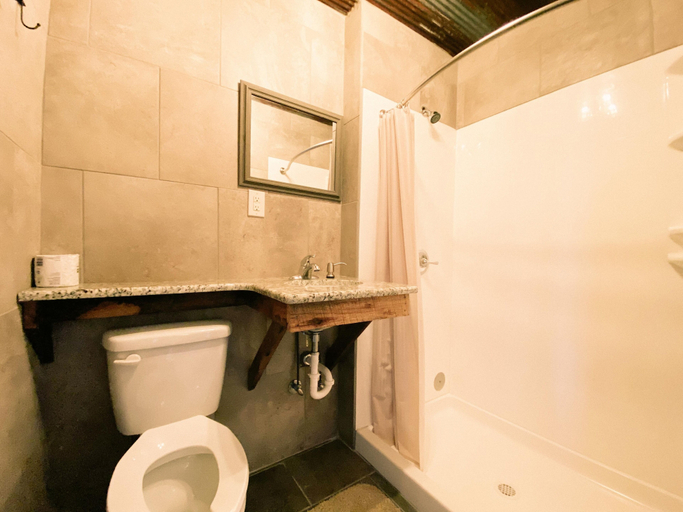 Bathroom 3, Flat Creek Lodge, Stone