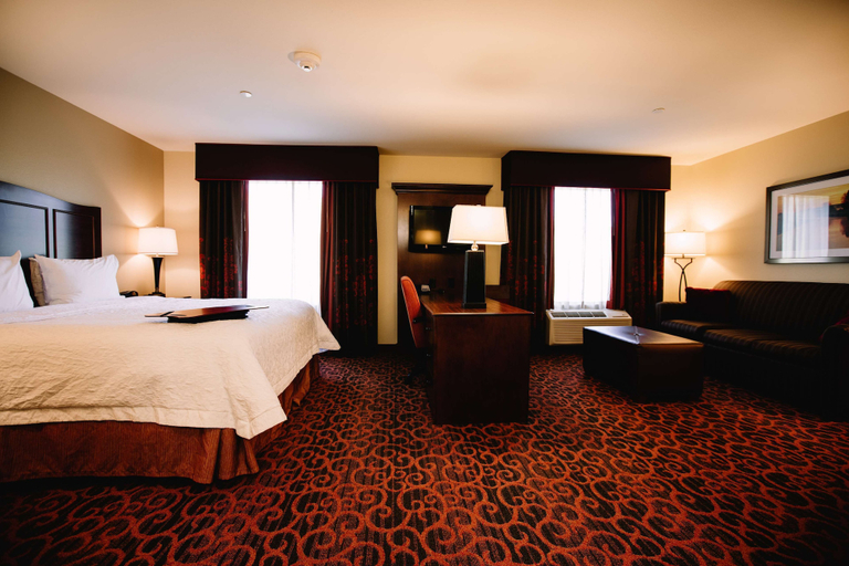 Bedroom 4, Hampton Inn & Suites Minot Airport, Ward