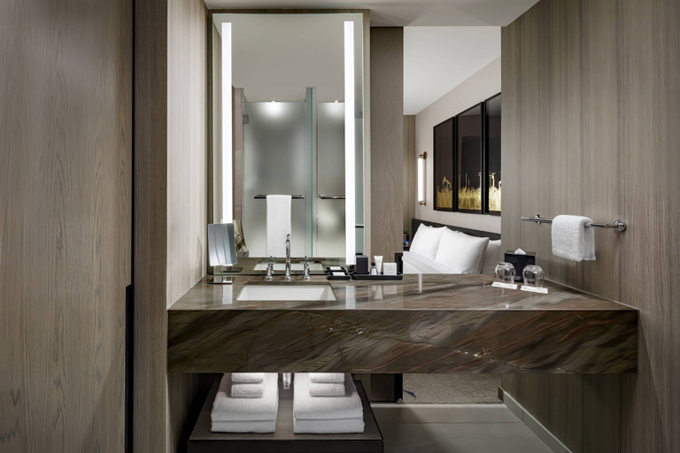 Bathroom 5, JW Marriott Edmonton ICE District, Division No. 11