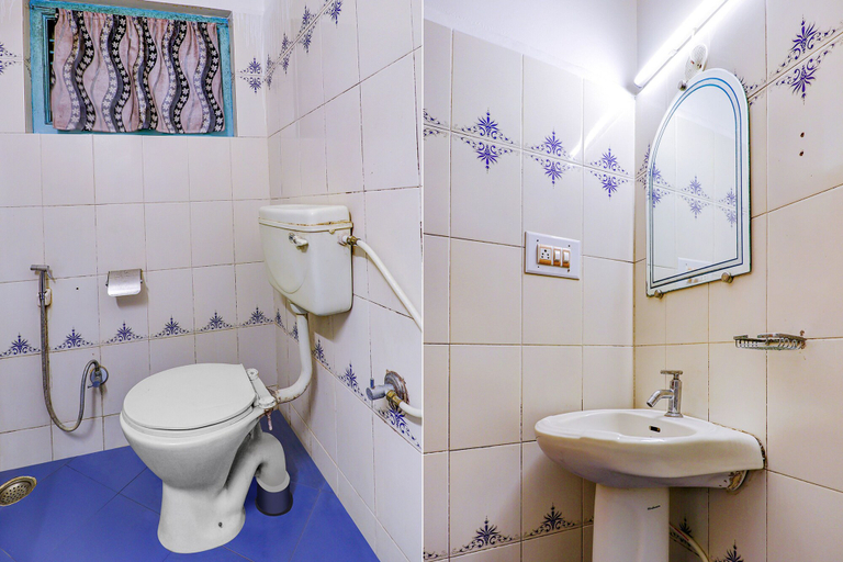 Bathroom, Fabhotel Shivaals Residency, Bangalore