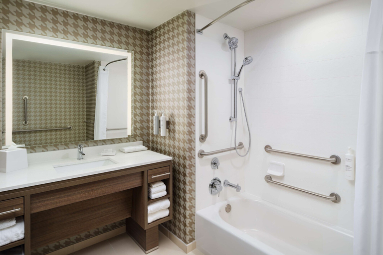 Bathroom 4, Home2 Suites by Hilton Towson, Baltimore