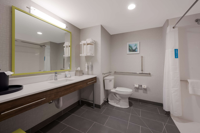 Bathroom 4, Hampton Inn Detroit Southfield, Oakland