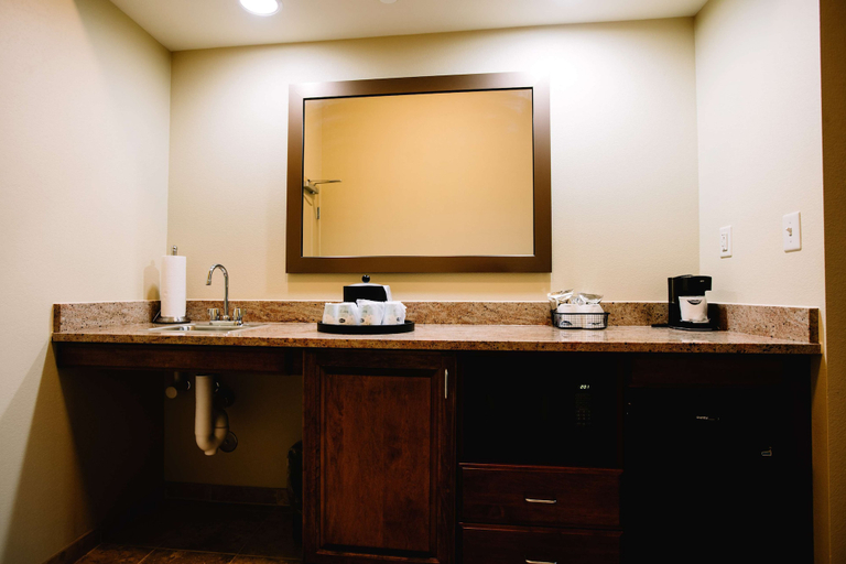 Bathroom 5, Hampton Inn & Suites Minot Airport, Ward