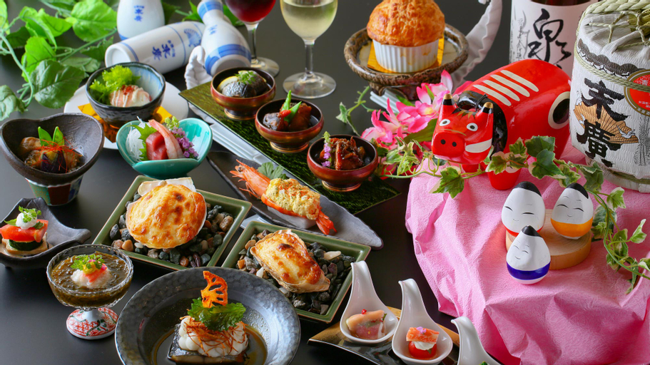 Food & Drinks 5, Oedo Onsen Monogatari Aizu Kouza Onsen Aizu, Aizuwakamatsu