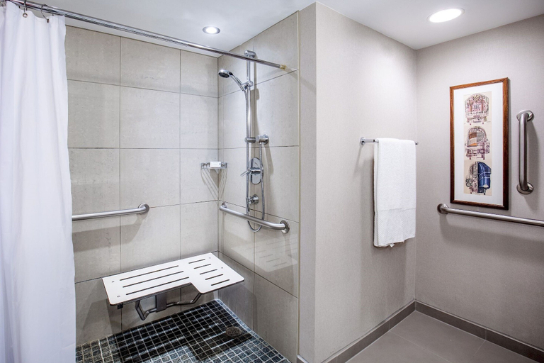 Bathroom 5, The Marquette Hotel, Curio Collection by Hilton, Hennepin