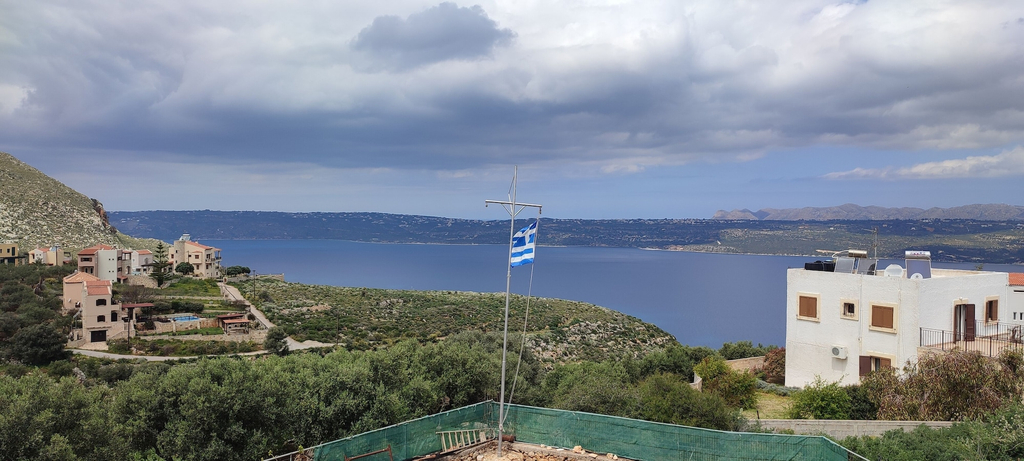 Balcony view, ALONI cottage, Crete