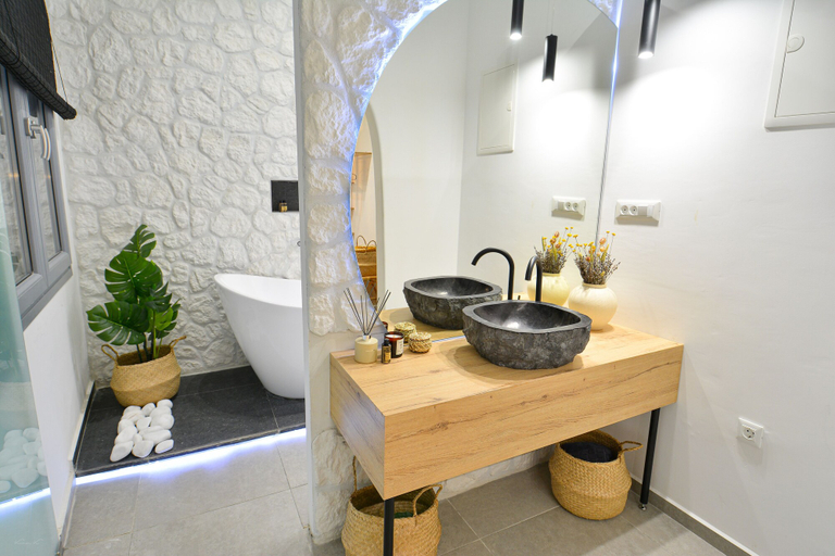 Bathroom 5, Oikia Suites Mykonos, South Aegean