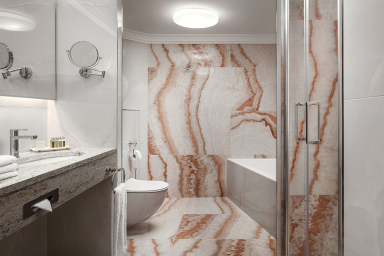 Bathroom 5, Art Deco Imperial Hotel, Praha 1