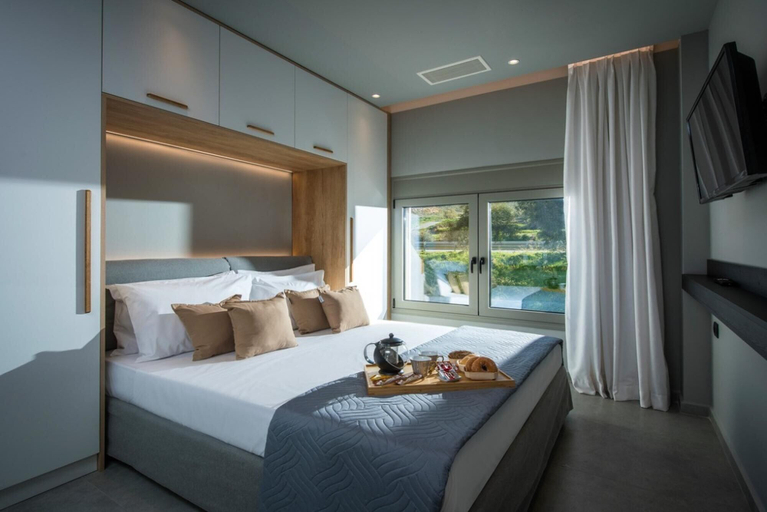 Bedroom, Malia Palace by Luxury Living Apartments, Crete