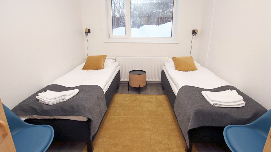 Bedroom 4, Kuukkeli Apartments Inari, Lapland