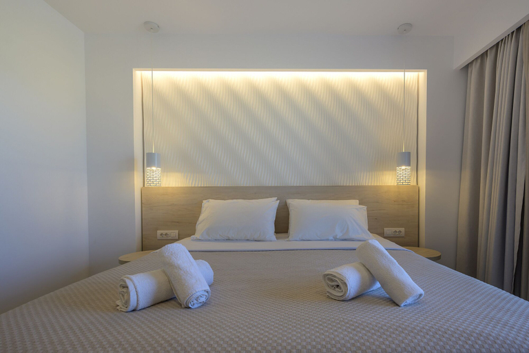 Bedroom 3, Mythos Suites Hotel, South Aegean
